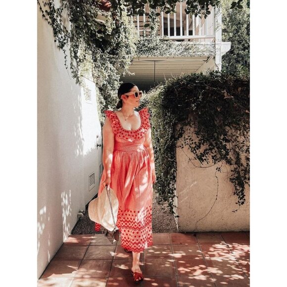 Doen Red Dress Size XS - Picture 10 of 12